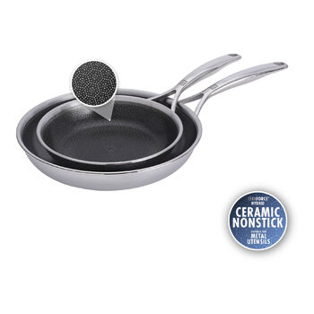 Набор из 2 сковород 20 см и 26 см с антипригарным покрытием в форме сот Peak Zwilling