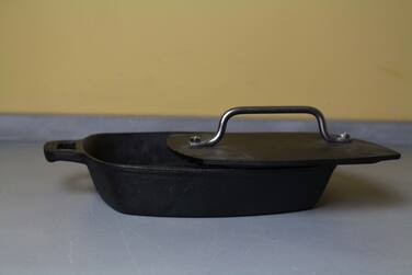 Чавунна сковорода-гриль 24 см. Broil King 91658 Код: 003350