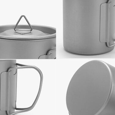 Туристична чашка з титану 300 мл DAZZLEEX