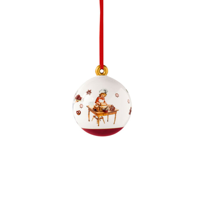 Ялинкова прикраса куля 6,5 x 6,5 x 8 см Annual Christmas Edition 2023 Villeroy & Boch