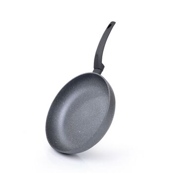 Глибока сковорідка для смаження Fissman GREY STONE 28x6,5 см (4975)