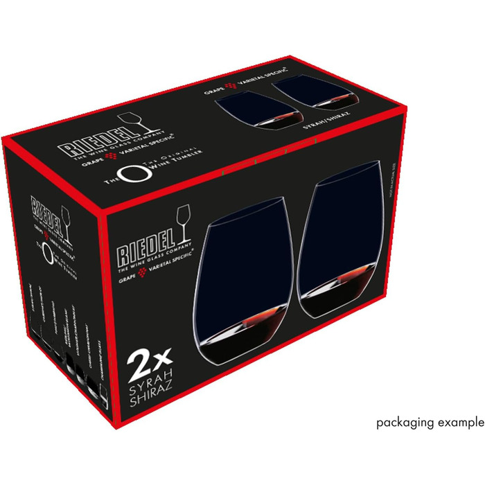 Набір з 2 келихів без ніжки для червоного вина Шираз 0,67 л, O Wine Tumbler Riedel