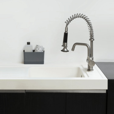 Органайзер для мийки 11,5х19х8,5 см темно-сірий Sink side Brabantia