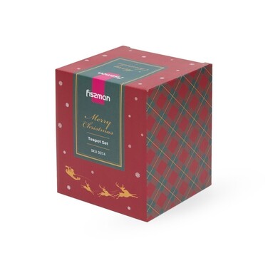 Набір із чайника і чашки Fissman 17,8х12х17,5 см доломіт (0374)