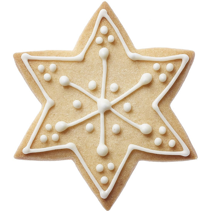 Набір форм для печива у вигляді шестикінечний зірок, 3 предмета, RBV Birkmann