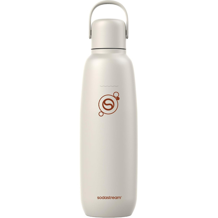 Бутылка для газированной воды 0,9 л, песочно-бежевая Fizz & Go SodaStream