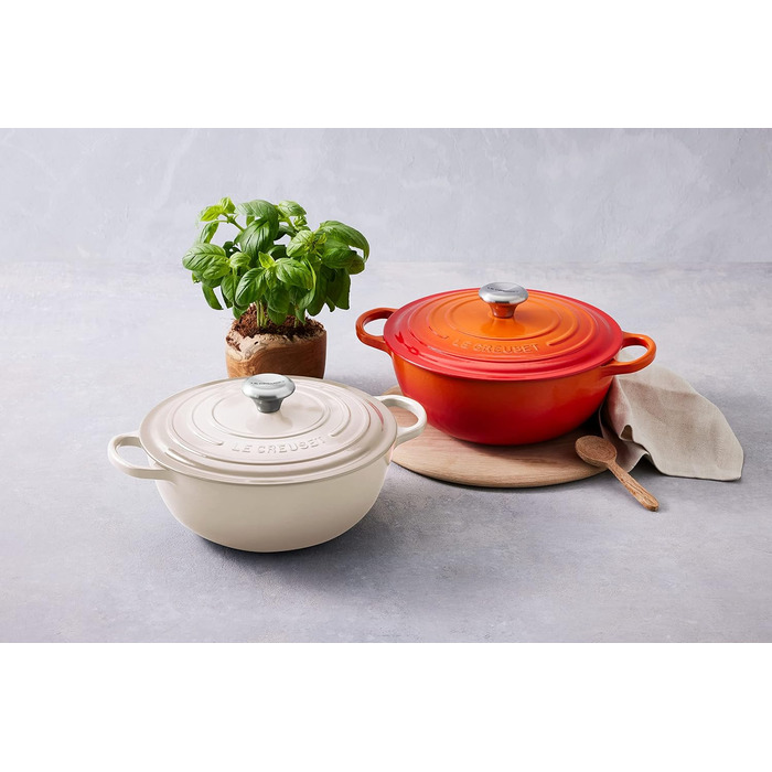 Чавунна каструля Le Creuset Signature, 24 см, 4,1 л (Колір Ofenrot)