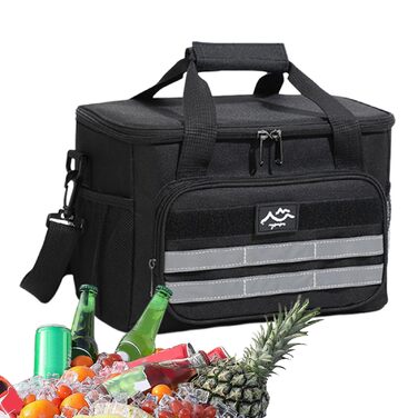 Термосумка для кемпінгу чорна Generisch