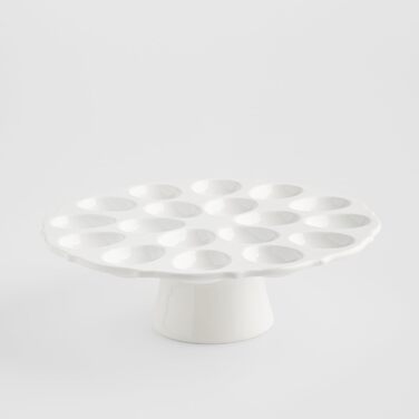 Керамічний піднос для яєць 30 см home&you