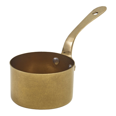 Мини-сотейник 7*3.75 см, 140 мл, Gold Vintage Steel, GenWare