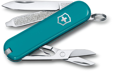 Нож швейцарский 7 функций, 58 мм, Victorinox Classic SD Colors Mountain Lake