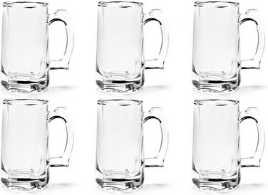 Набір пивних склянок 6 шт 370 мл TUSAPAM