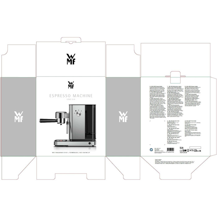 Еспресо-машина 1350 Вт, 15 бар Lono Silk WMF
