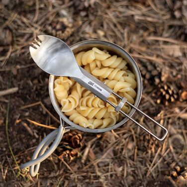 Сложная титановая ложка-вилка 2-в-1 Esbit