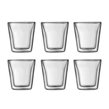 Набір склянок з подвійними стінками, 0,1 л, 6 предметів, Canteen Bodum