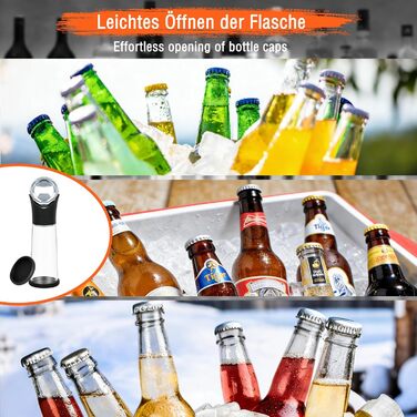 Відкривачка для пляшок з контейнером для кришечок AMIPOW