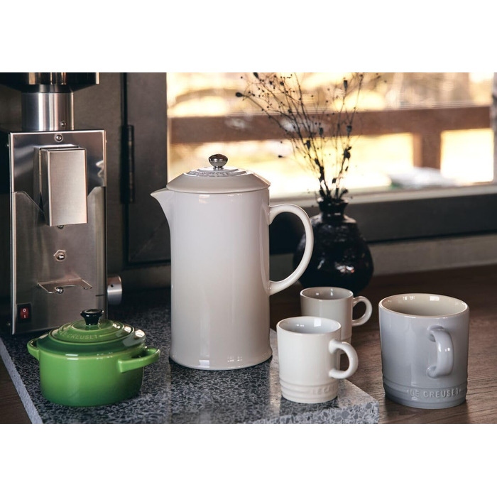 Френч-пресс 1 л керамический, цвет безе Le Creuset