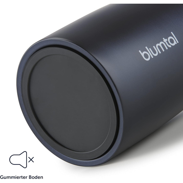 Термокружка Blumtal - Дорожня кружка з нержавіючої сталі - Герметична ізольована кружка для гарячих/холодних напоїв - Відкриття на 360 - Термокружка із швидким закриттям - Кавова кружка - Рожева (380 мл, 05 - Темно-океанський синій - Синій)