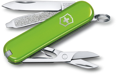 Ніж швейцарський 7 функцій, 58 мм, Victorinox Classic SD Colors Smashed Avocado