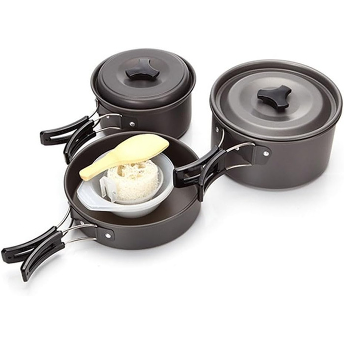 Набір туристичного посуду 5 предметів Hasaller