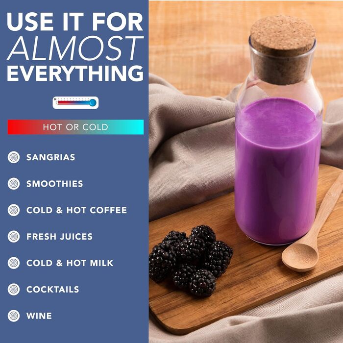 Стеклянные бутылки-графы 4 шт 1 л HEFTMAN