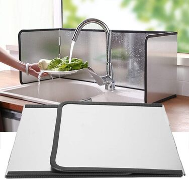 Складной брызгозащитный экран для кухонной плиты GEEKHOM