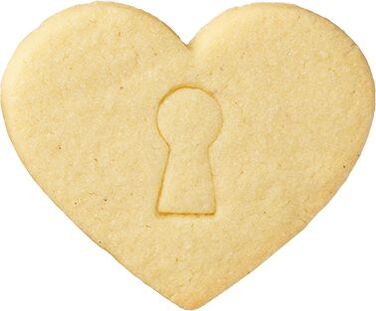 Форма для печива у вигляді серця з замком, 7 см, RBV Birkmann
