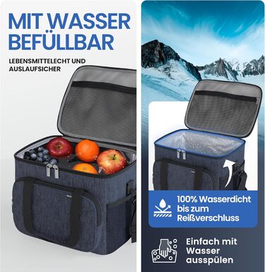 Маленька термосумка 10 л темно-синя HELDENWERK