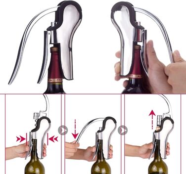 Відкривачка для пляшок з нержавіючої сталі з вбудованим ножем KAYCROWN