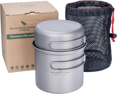 Набор производной посуды для кемпинга 500 и 1000 мл iBasingo