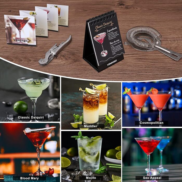 Подарунковий набір для бару 20 предметів Vemingo