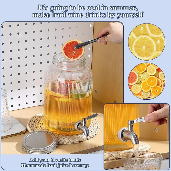 Диспенсер для напоїв з краном 4 л Evanda