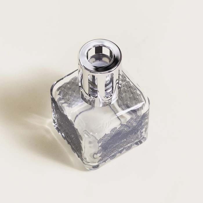 Аромалампа Maison Berger Paris ICE CUBE GINKGO, 250 мл + Наповнювач з ароматом DELICATE WHITE MUSK, 250 мл