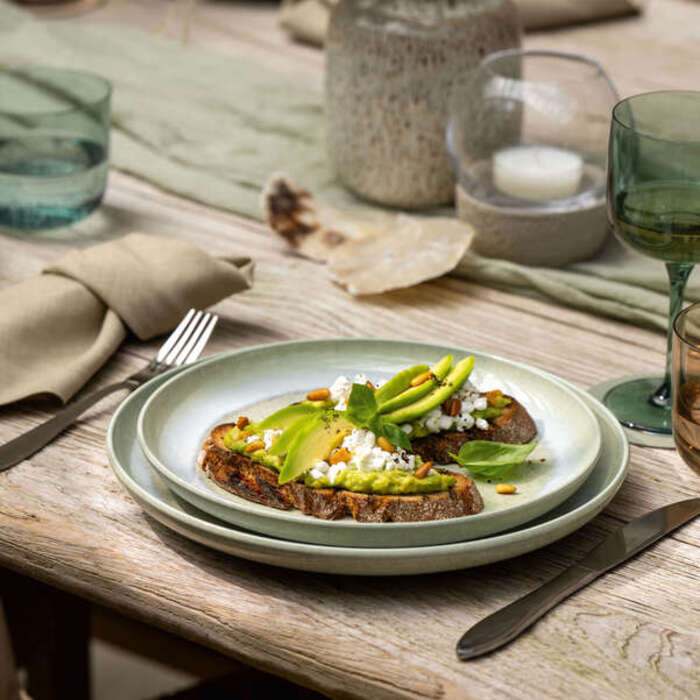 Обеденная тарелка 27,1 см зеленая Perlemor Villeroy & Boch