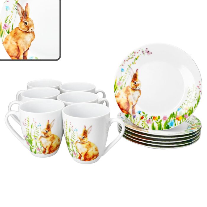 Набір для сніданку з 12 предметів MamboCat