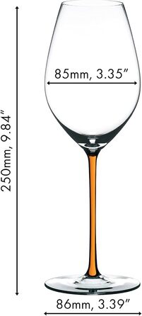 Бокал для шампанського RIEDEL Fatto A Mano - Оранжевий - , кришталеве скло, можна мити в посудомийній машині - 4900/28O