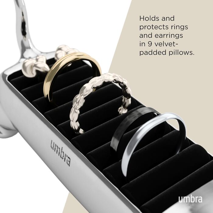 Держатель для украшений 12,1 х 4 х 5,5 см, металлик Ali Cat Umbra