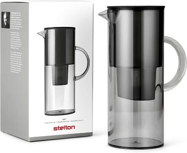 Фільтр-глечик для води з картриджами фільтром 2 л сірий STELTON