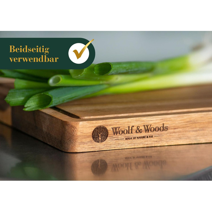 Доска для нарезки из акации 35 х 25 см Woolf & Woods