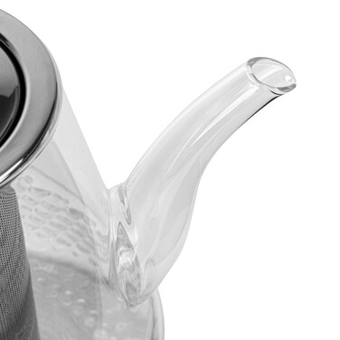 Чайник для заварювання Fissman 600 мл зі сталевим фільтром жаростійке скло (9172)