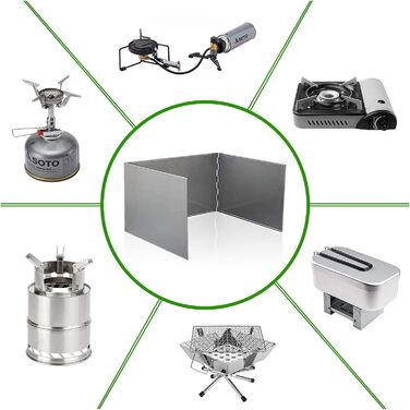 Ветрозащита для газовых плит и кемпинговых плит IHONYI