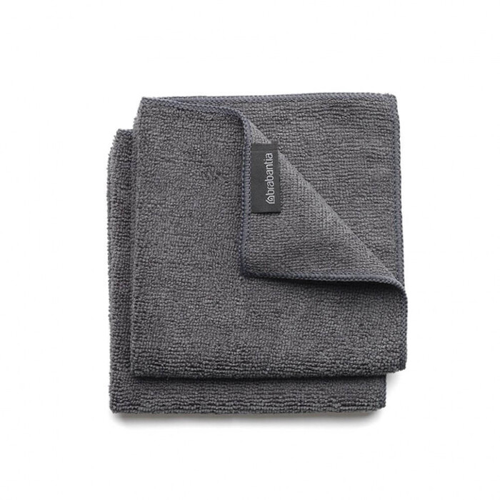 Photos - Towel Brabantia Набір рушників для посуду 2 шт 05х30х30 см темно-сірий Sink side 