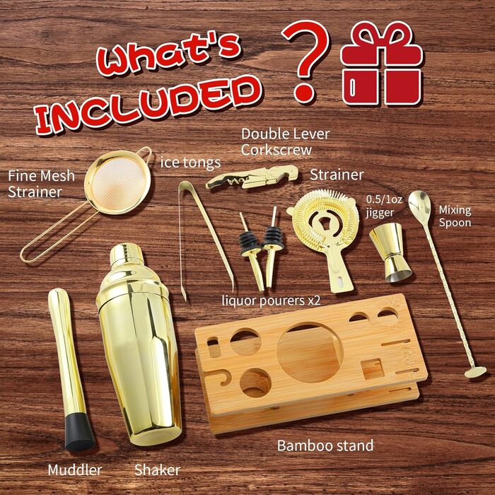 Професійний барний набір 11-в-1 OBALY