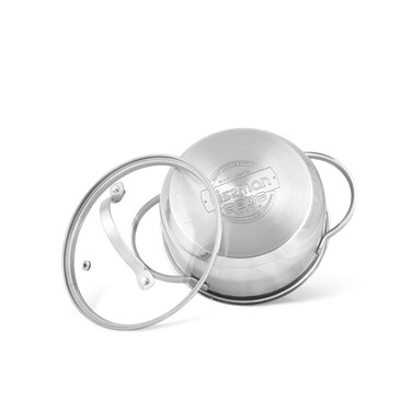 Кастрюля со стеклянной крышкой Fissman LUMINOSA 18x8,5 см на 2,1 л (5332)