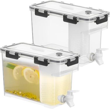 Диспенсеры для напитков с кранами 2 шт 3,5 л MUXHEL