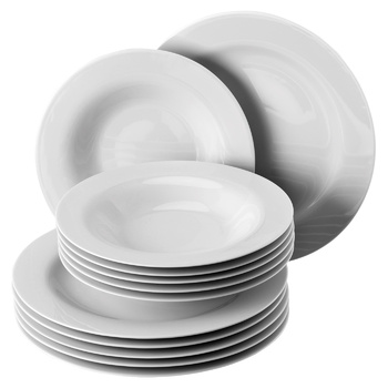 Набор тарелок для обеда, 12 предметов Moon Rosenthal
