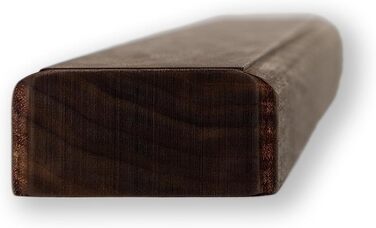 Магнітна стрічка з вишуканого дерева волоського горіха для стильної організації ножів 40 x 7 x 3,5 см (60 см)