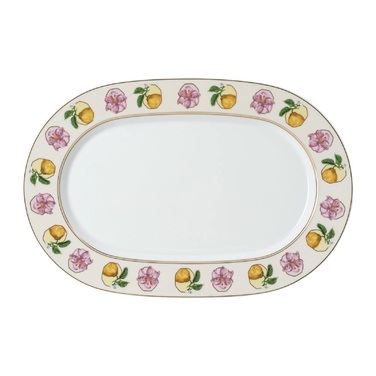 Блюдо овальное 36,2 х 24,2 Зефир IDYLLIA Swarovski x Rosenthal