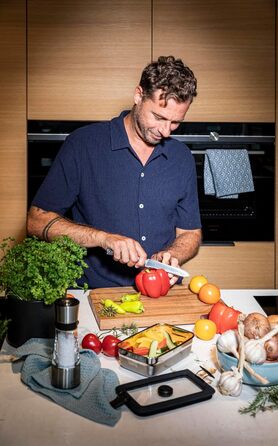 Контейнер для хранения 1 л прямоугольный, нержавеющая сталь FLEXX 2GO Rosle