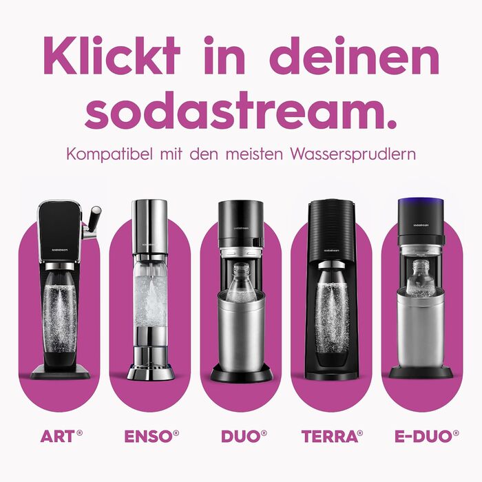 Бутылка для газированной воды 0,9 л, кораллово-красная Fizz & Go SodaStream